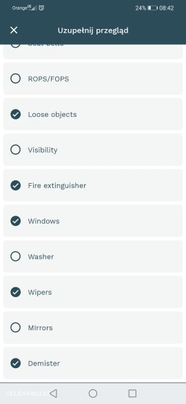 screenshot of Xafy Safety App